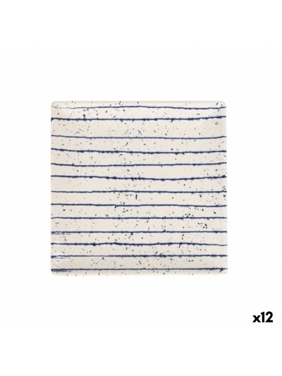 Dessert Dish La Mediterránea Arago Squared 18 x 18 x 2 cm (12 Units)