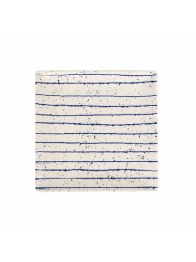 Plato para Postre La Mediterránea Arago Cuadrado 18 x 18 x 2 cm (12 Unidades)