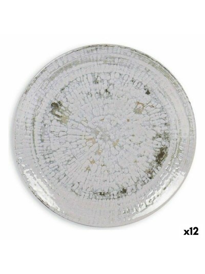 Plato de Postre La Mediterránea Idris Porcelana (12 Unidades) (Ø 20 cm)