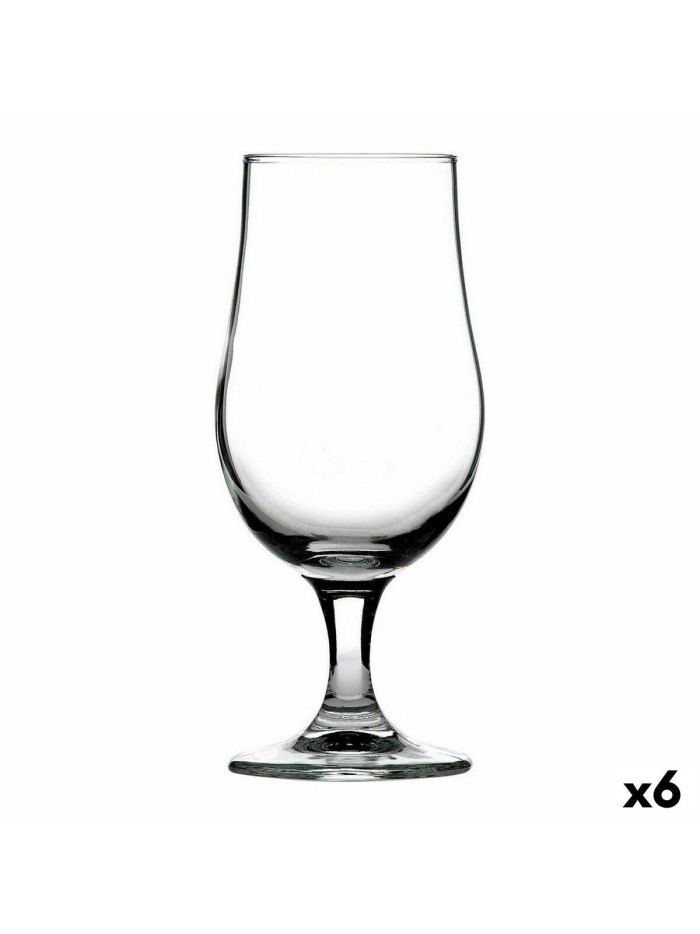 Vaso para Cerveza Crisal Munique Transparente Cristal 370 ml (6 Unidades)