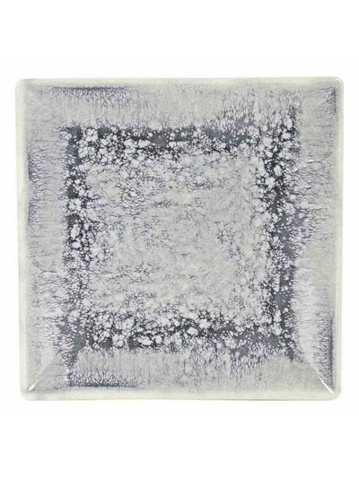 Dessert dish La Mediterránea Adhara Porcelain 18 x 18 x 2 cm (12 Units) (18 x 18 x 2 cm)