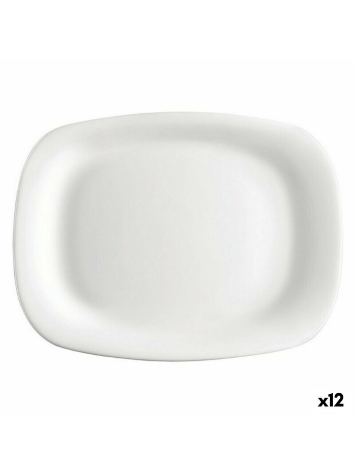 Plato Llano Bormioli Parma Rectangular (12 Unidades) (24 x 34 cm)