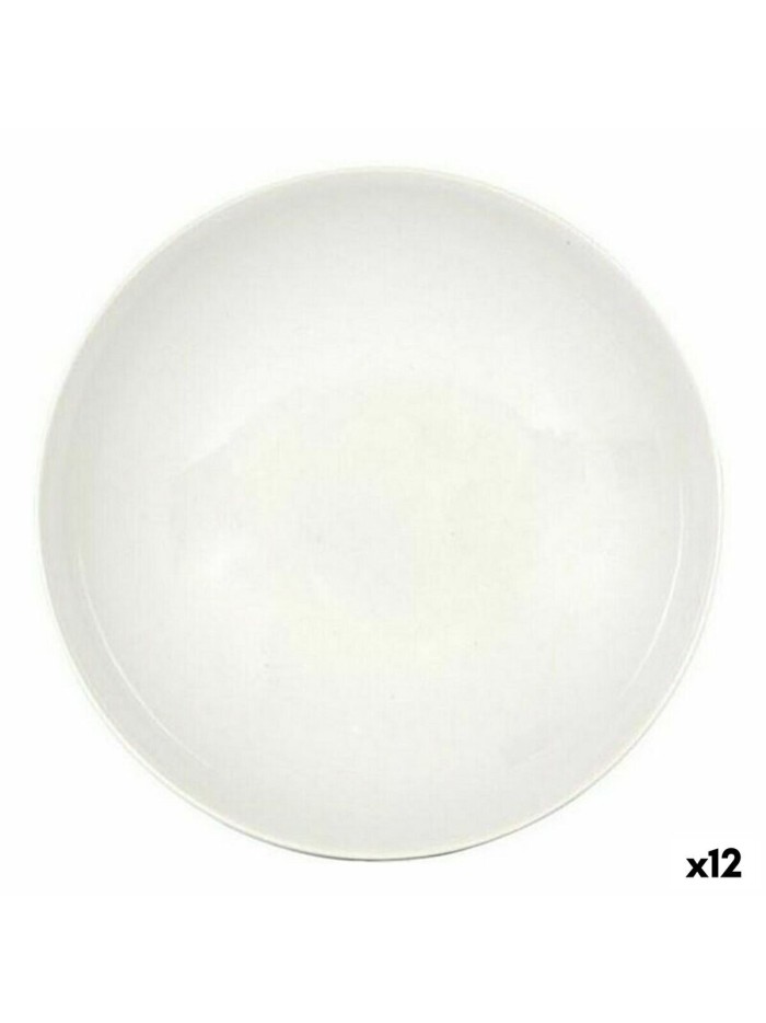 Plato Hondo La Mediterránea 44827 Marfil (12 Unidades)