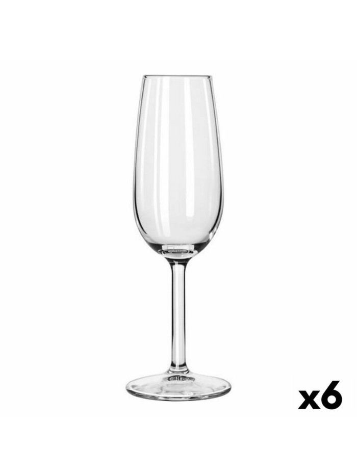 Champagne glass Royal Leerdam Spring Crystal 200 ml (6 Units) (20 cl)