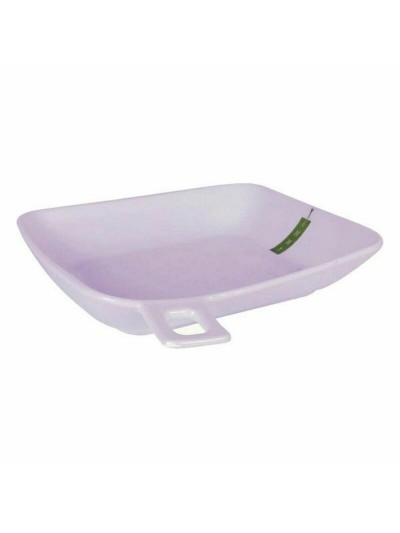 Assiette creuse La Mediterránea Yummy Blanc Carré 22,5 x 19,5 cm (12 Unités) (23 cm)