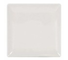 Flat Plate La Mediterránea Elite Stoneware Ivory 21 x 21 x 2 cm (6 Units) (21 cm)