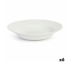 Pasta Dish La Mediterránea Bari Stoneware White (6 Units)