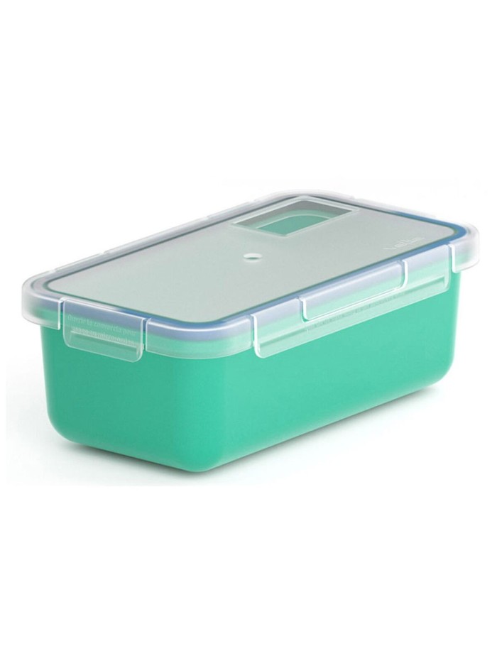 Food Preservation Container Valira 6090/97 Hermetic Turquoise Thermoplastic PBT Rectangular 750 ml