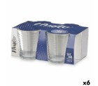 Set de Verres Rayures Transparent verre 360 ml (6 Unités)