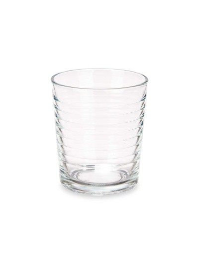 Set de Verres Rayures Transparent verre 360 ml (6 Unités)