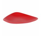 Plato para Postre Rojo Cerámica 24 x 18 x 3 cm (6 Unidades)