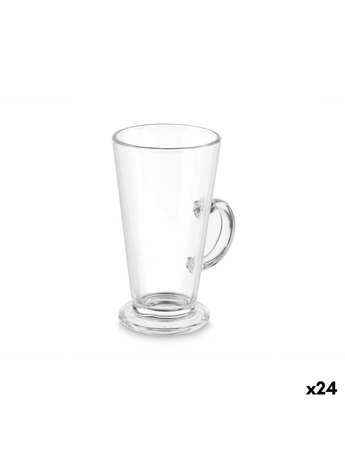 Copa Cafe Latte Transparente Vidrio 280 ml (24 Unidades)