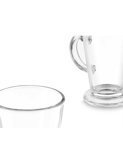 Verre Cafe Latte Transparent verre 280 ml (24 Unités)