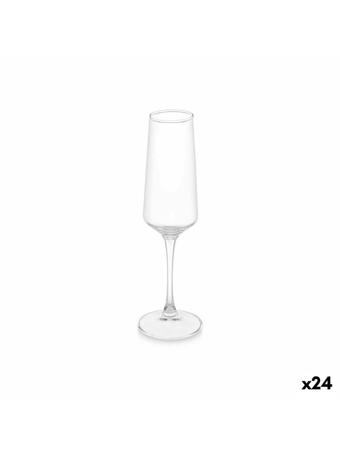 Coupe de champagne Transparent verre 250 ml (24 Unités)