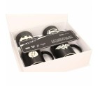Juego de Tazas SD Toys Universo DC Negro (4 Piezas)