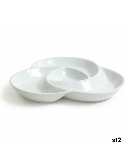 Bandeja de Aperitivos Poppy 25 x 25 x 3,4 cm (12 Unidades)