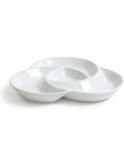 Snack tray Poppy 25 x 25 x 3,4 cm (12 Units)