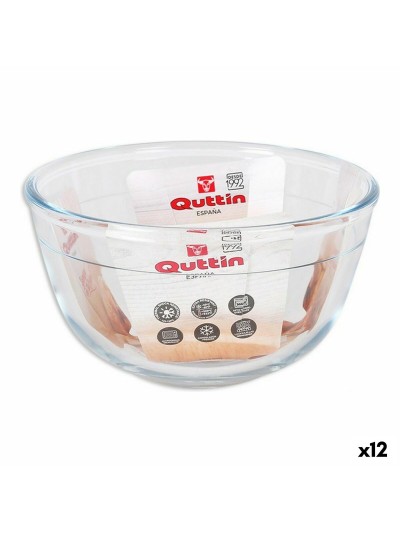 Bol mélangeur Quttin   verre 820 ml ø 14,6 x 8,1 cm (12 Unités)