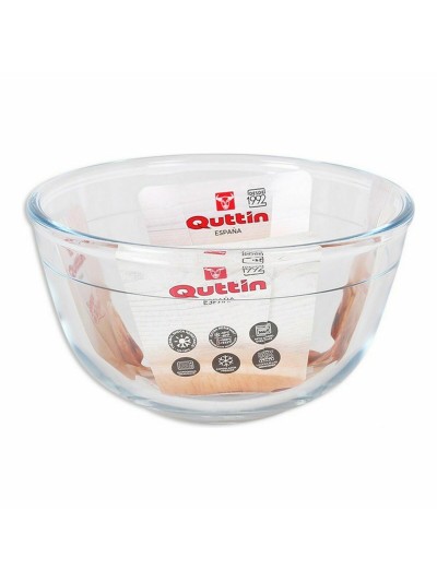 Bol para Mezclar Quttin   Vidrio 820 ml ø 14,6 x 8,1 cm (12 Unidades)