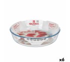 Fuente para Horno Quttin   Vidrio 2,3 L ø 26 x 5,9 cm (6 Unidades)