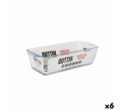 Fuente para Horno Quttin   Vidrio Rectangular 825 ml 23,1 x 10 x 6,1 cm (6 Unidades)