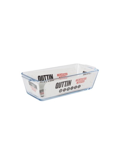 Fuente para Horno Quttin   Vidrio Rectangular 825 ml 23,1 x 10 x 6,1 cm (6 Unidades)
