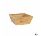 Bol Quttin Bambou 12 x 12 x 5 cm (12 Unités)