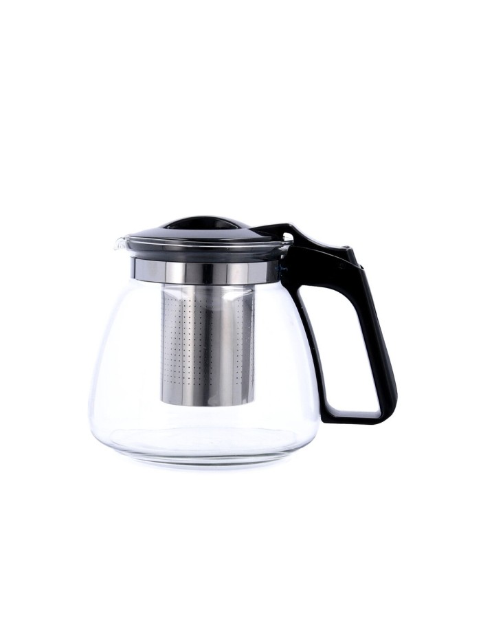 Teapot Quid Serenia Transparent Glass Stainless steel 900 ml