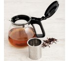 Teapot Quid Serenia Transparent Glass Stainless steel 900 ml