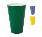 Set de Vasos Algon Desechables Cartón Multicolor 10 Piezas 350 ml (20 Unidades)