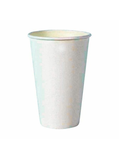 Set of glasses Algon Disposable Cardboard 330 ml White 10 Pieces (20 Units)