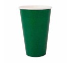 Set de Vasos Algon Desechables Cartón Verde 10 Piezas 350 ml (20 Unidades)