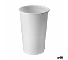 Set de vasos reutilizables Algon Blanco 25 Piezas 250 ml (48 Unidades)