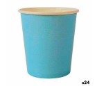 Set de Vasos Algon Desechables Cartón Azul 20 Piezas 120 ml (24 Unidades)