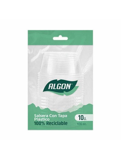Set de cuencos reutilizables Algon Salsas 10 Piezas Plástico 100 ml (36 Unidades)