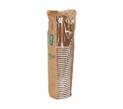 Set of glasses Algon Disposable Cardboard kraft paper 10 Pieces 350 ml (20 Units)