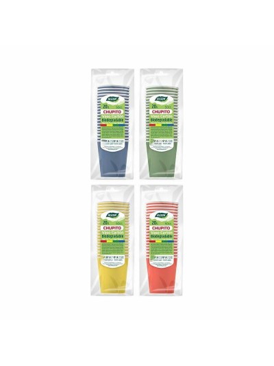Set de Vasos de Chupito Algon Desechables Cartón Multicolor 20 Piezas 50 ml (36 Unidades)