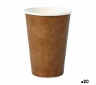 Set de Vasos Algon Desechables Cartón papel kraft 45 Piezas 220 ml (20 Unidades)