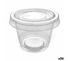 Set de cuencos reutilizables Algon Salsas 10 Piezas Plástico 30 ml (36 Unidades)