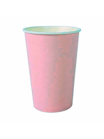 Set de Verres Algon Produits à usage unique Carton Rose 20 Pièces 220 ml (20 Unités)