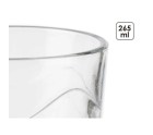 Set de Vasos Ondas Transparente Vidrio 265 ml (8 Unidades)