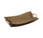 Snack tray Golden Iron 53,5 x 28,5 x 10 cm (2 Units)