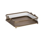 Bandeja de Aperitivos Dorado Hierro 40 x 40 x 10 cm