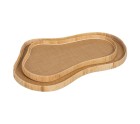 Bandeja Natural Ratán 57,5 x 38,5 x 4 cm (2 Unidades)