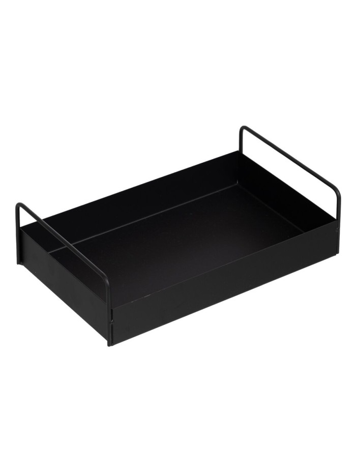 Tray Black Iron 33 x 20 x 9 cm