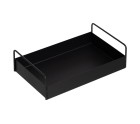 Plateau Noir Fer 33 x 20 x 9 cm