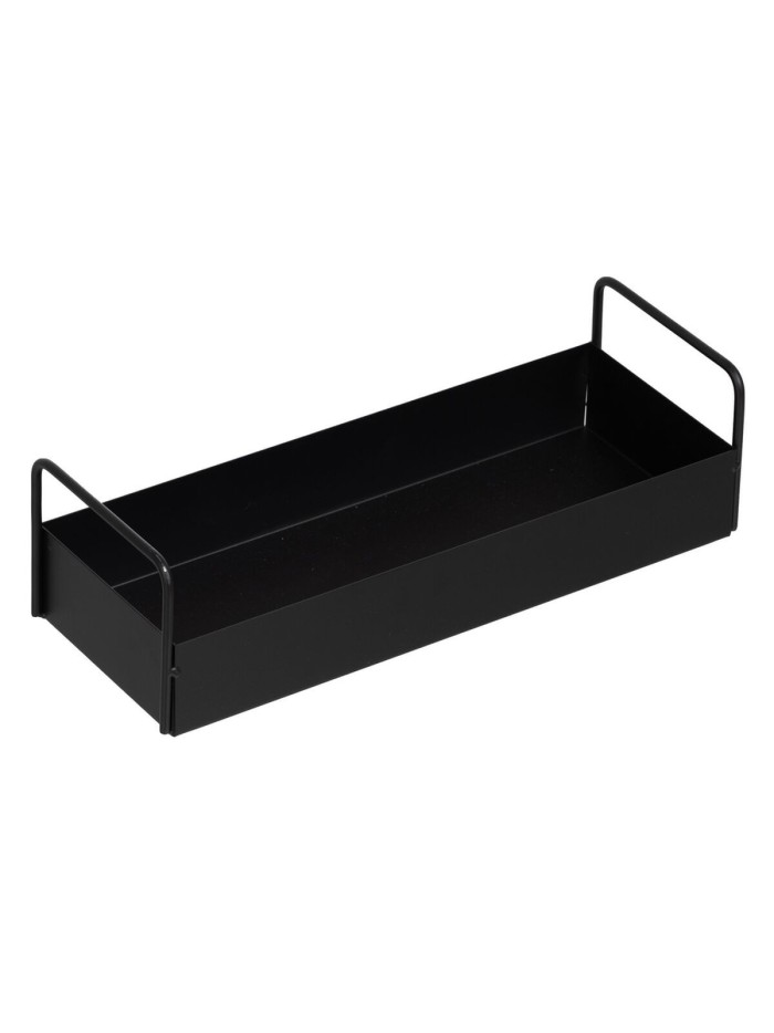 Tray Black Iron 33 x 12 x 9 cm