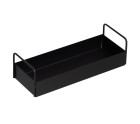 Tray Black Iron 33 x 12 x 9 cm