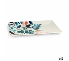 Plateau La Mediterránea Alba Mélamine 25 x 15 x 2 cm (12 Unités)