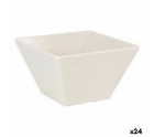 Snack Bowl La Mediterránea Melamin White Shine 13 x 13 x 7 cm (24 Units)